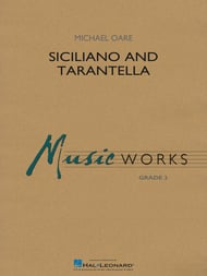 Siciliano and Tarantella Concert Band sheet music cover